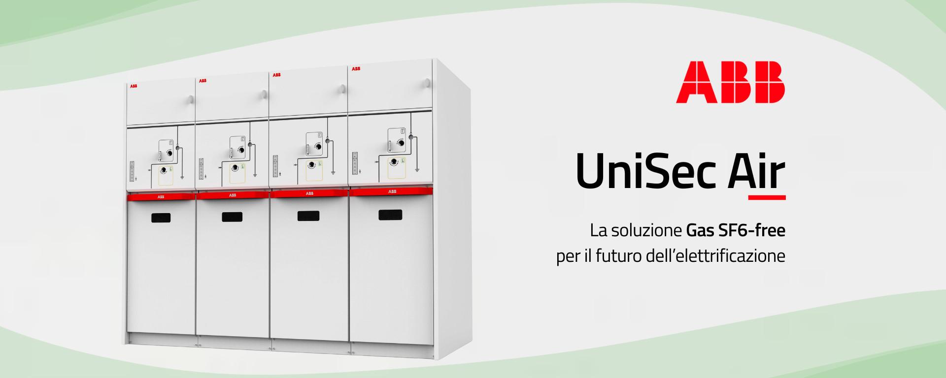 UniSec Air ABB: quadri elettrici media tensione senza gas SF6