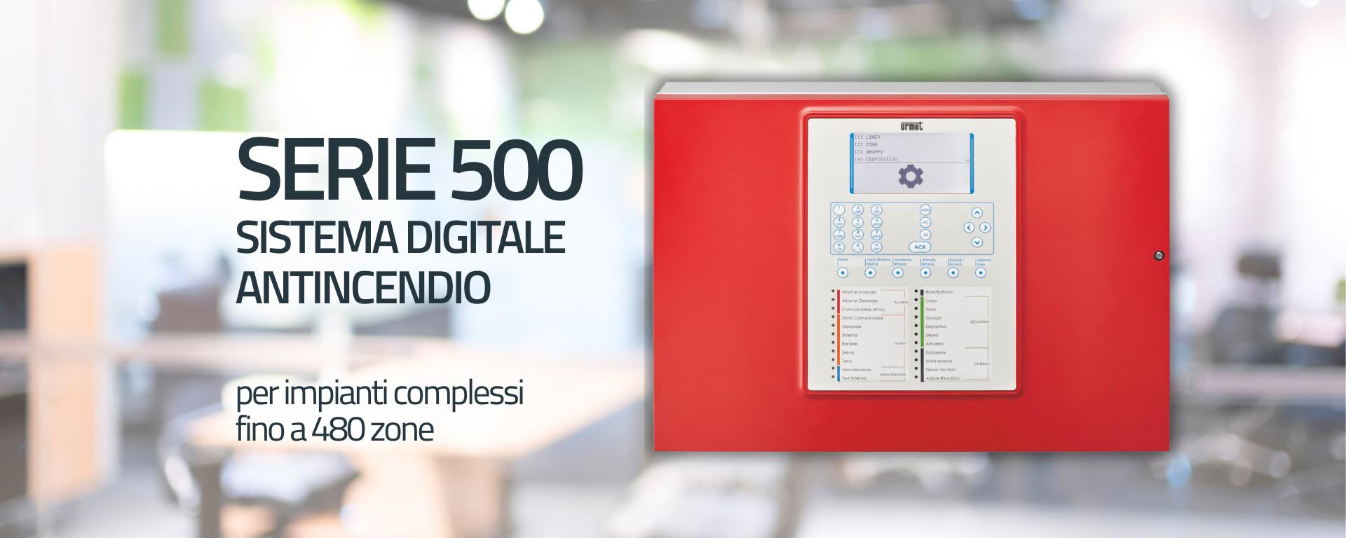 Urmet Serie 500: novità digitali per la rivelazione incendi