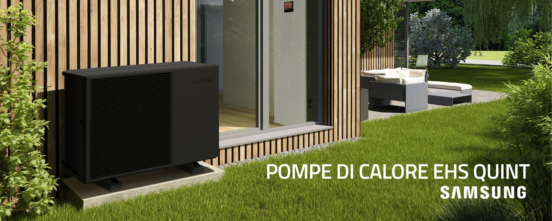Samsung EHS QUINT: la pompa di calore all-in-one