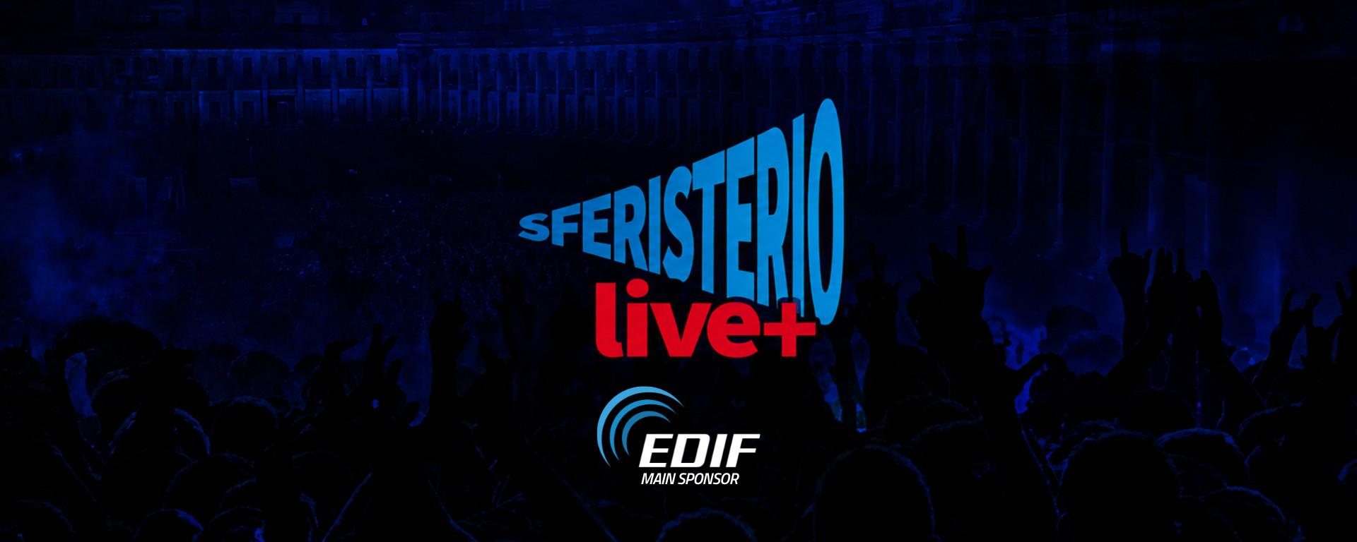 Edif: Main Sponsor dello Sferisterio Live+ 2026