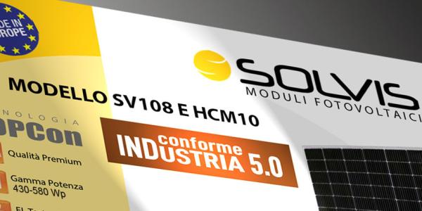 Solvis: pannelli solari certificati prodotti in Europa, conforme a Industria 5.0